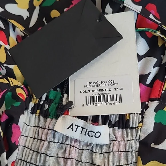 ATTICO Neiman Marcus Multi Mini Dress - Asymmetrical - Picture 7 of 8